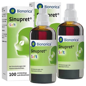 Sinupret Saft, 2x100 ml Sirup Produktbild