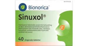 Sinuxol Dragerad Tablett 40 st produkt bild