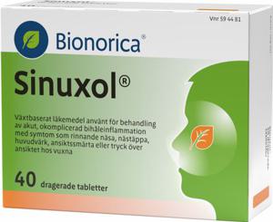 Sinuxol, dragerad tablett, 40 st produkt bild