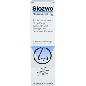 SIOZWO Nasenspülung Konservierungsstofffrei Produktbild