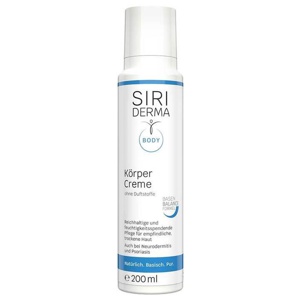 Siriderma Körpercreme ohne Duftstoffe, 200 ml Körperpflege Produktbild
