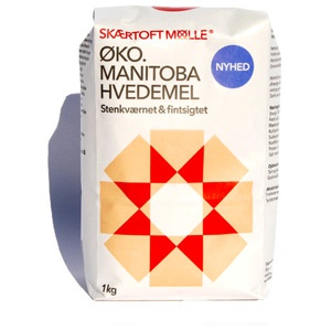 Skærtoft mølle Manitoba Hvedemel Fint Økologisk   1 kg produktbillede