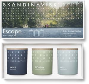 Skandinavisk ESCAPE Mini Candle Giftset 65g x 3 produkt bild