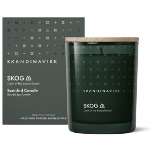 SKANDINAVISK SKOG Duftlys med Låg 200 g produktbillede