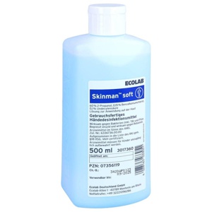 SKINMAN soft Händedesinfektion Spenderflasche Produktbild