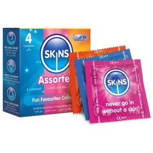 Skins Kondomer Mix 4-pack produkt bild