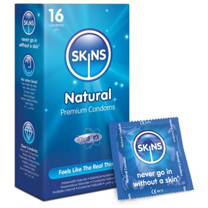 Skins Kondomer Naturell 16-pack produkt bild