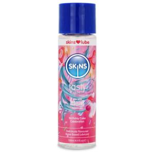 Skins Vattenbaserat Glidmedel Birthday Cake 130 ml produkt bild