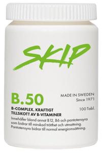 Skip B50 B-komplex 100 tabletter produkt bild