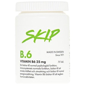 Skip Nutrition B6 250mg 75 tabletter produkt bild