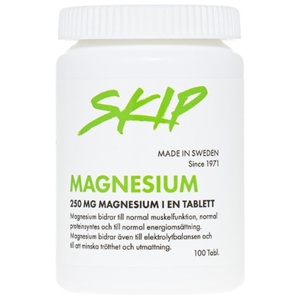 SKIP Magnesium 100 tabletter produktbilde