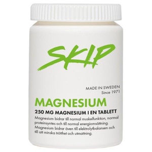 Skip Magnesium 250mg 100 tabletter produkt bild