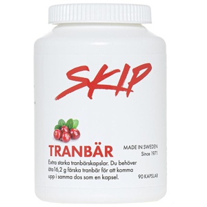 Skip Tranbär 90 kapslar produkt bild