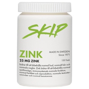 Skip Zink 25mg 150 st produkt bild