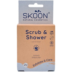 Skoon Solid Scrub & Shower Bar 2 In 1   90 g produktbillede