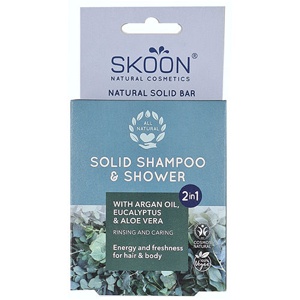 Skoon Solid Shampoo & Shower 2 in 1 - 90 g. produktbillede