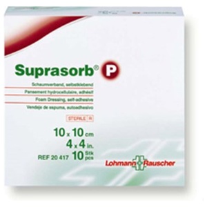 Suprasorb P Kompress Adhesive - 10 x 10 cm produkt bild