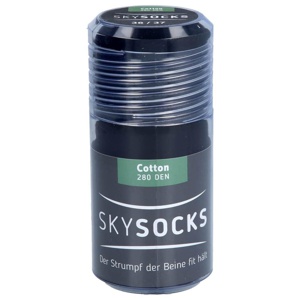 SKYSOCKS Cotton 280den AD 36/37 black Produktbild