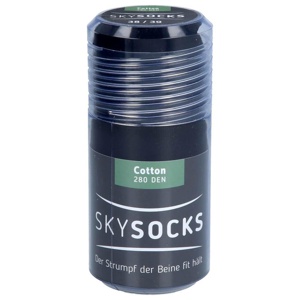 SKYSOCKS Cotton 280den AD 38/39 black Produktbild
