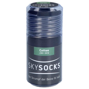 SKYSOCKS Cotton 280den AD 38/39 graphit Produktbild