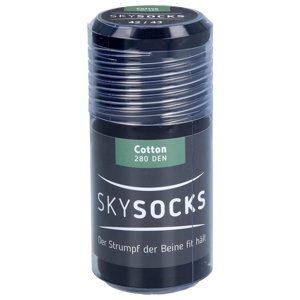 SKYSOCKS Cotton 280den AD 42/43 black Produktbild