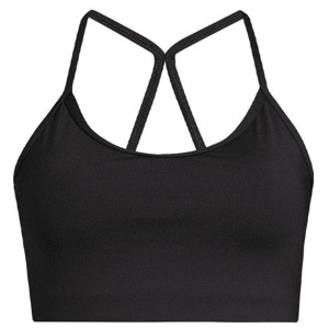 Sleek Strappy Sports Bra Black produkt bild