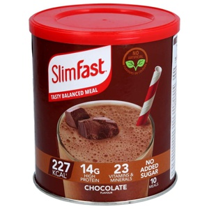 SlimFast SCHOKOLADE 375 g Pulver Produktbild