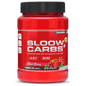 Sloow Carbs+ Sportdryck pulver 128 kg produkt bild