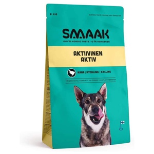 SMAAK Dog Adult Aktiv Kyckling (2 kg) produkt bild