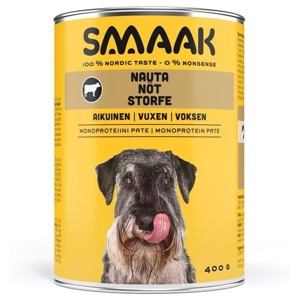 SMAAK Dog Adult Nöt & Ris 400 g produkt bild