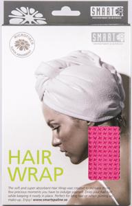 Smart Hairwrap Waffle Hot Pink produkt bild