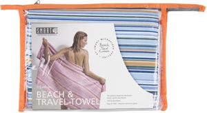 Smart Microfiber Beach & Travel Towel Blå produkt bild