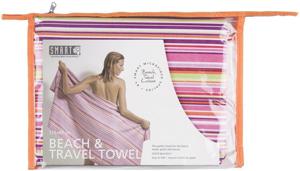 Smart Microfiber Beach & Travel Towel Pink produkt bild