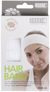 Smart Microfiber Hairband Vit produkt bild