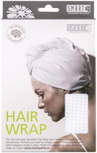 Smart Microfiber Hairwrap Vit produkt bild