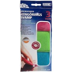Smart Microfiber Rengöringssvamp 3-pack produkt bild