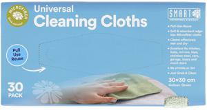 Smart Microfiber Universal Cleaning Cloth 30 st produkt bild