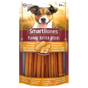 SmartBones Sticks Jordnötssmör 5-pack produkt bild