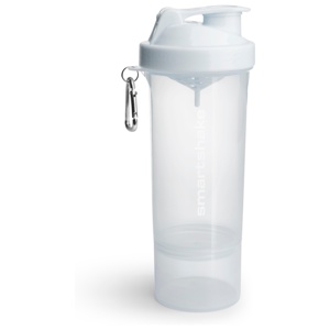 SmartShake Slim Pure White, 500 ml produkt bild