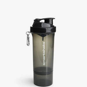 SmartShake - Slim Series Gunsmoke Black 500 ml produktbillede