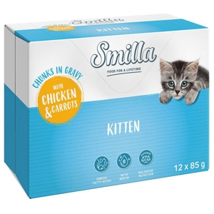 Smilla Frischebeutel Kitten Häppchen in Sauce mit Gemüse Produktbild