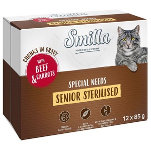 Smilla Frischebeutel Senior Sterilised Häppchen in Sauce mit Gemüse Produktbild