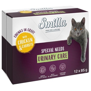 Smilla Frischebeutel Urinary Care Häppchen in Sauce mit Gemüse Produktbild