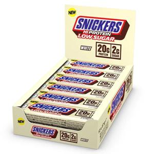 12 x Snickers High Protein Bar Low Sugar 57 g Vit Choklad produkt bild