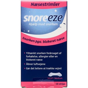 Snoreeze Næsestrimler Str S/M produktbillede