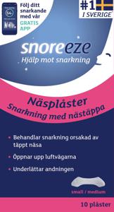 Snoreeze Näsplåster Small/Medium 10 st