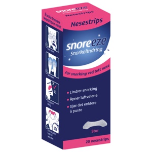 Snoreeze Nesestrips, 20 stk. produktbilde