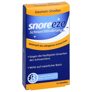 SNOREEZE Schnarchlinderung Gaumenstreifen 14 St Streifen Produktbild