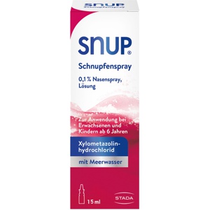 Snup Schnupfenspray 0,1% Nasenspray, 15 ml Nasenspray Produktbild