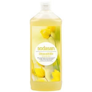 Sodasan Citrus & Oliv Flytande Tvål 1 liter produkt bild